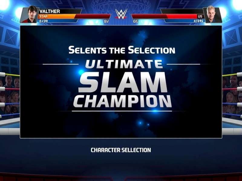 Ultimate Slam Champion character selection screen